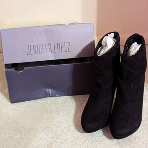 Size 6.5 Dorothy Black Heels/Boots By Jennifer Lopez ~ Brand New In Box